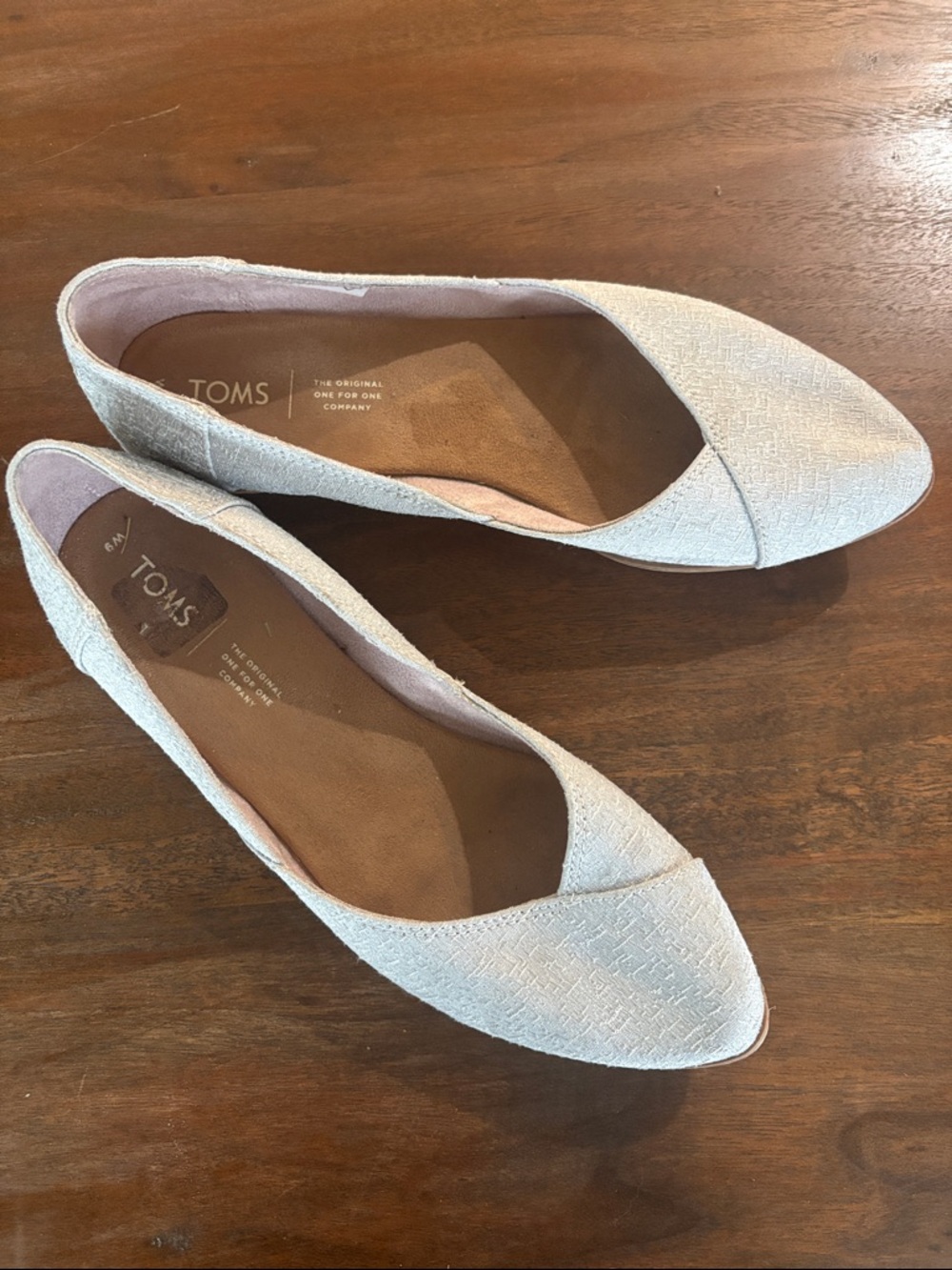 Toms Silver flats